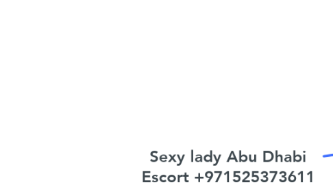 Mind Map: Sexy lady Abu Dhabi Escort +971525373611 Escort in Abu Dhabi