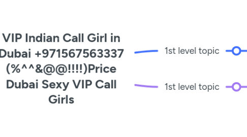 Mind Map: VIP Indian Call Girl in Dubai +971567563337 (%^^&@@!!!!)Price Dubai Sexy VIP Call Girls