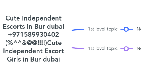 Mind Map: Cute Independent Escorts in Bur dubai +971589930402 (%^^&@@!!!!)Cute Independent Escort Girls in Bur dubai