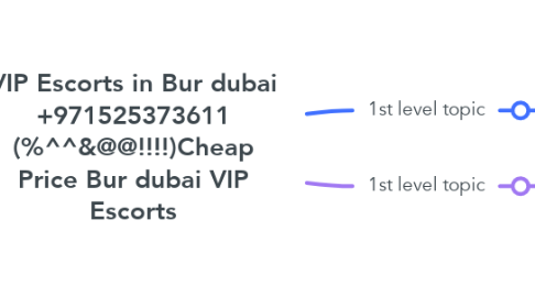 Mind Map: VIP Escorts in Bur dubai +971525373611 (%^^&@@!!!!)Cheap Price Bur dubai VIP Escorts