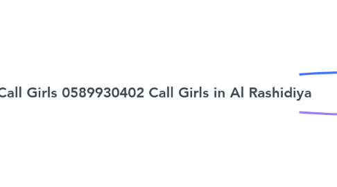 Mind Map: Al Rashidiya Call Girls 0589930402 Call Girls in Al Rashidiya