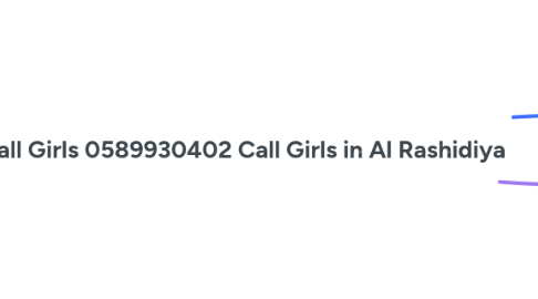 Mind Map: Al Rashidiya Call Girls 0589930402 Call Girls in Al Rashidiya