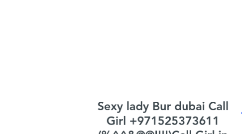 Mind Map: Sexy lady Bur dubai Call Girl +971525373611 (%^^&@@!!!!)Call Girl in Bur dubai