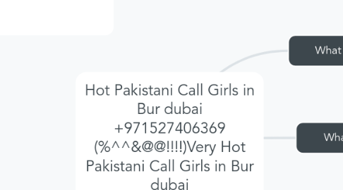 Mind Map: Hot Pakistani Call Girls in Bur dubai +971527406369 (%^^&@@!!!!)Very Hot Pakistani Call Girls in Bur dubai