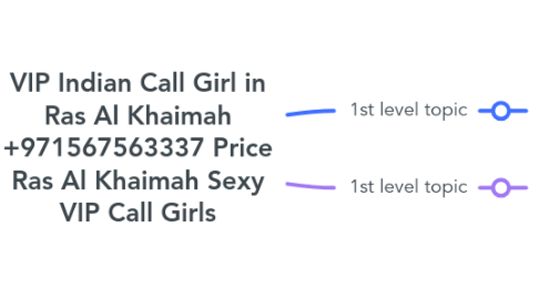 Mind Map: VIP Indian Call Girl in Ras Al Khaimah +971567563337 Price Ras Al Khaimah Sexy VIP Call Girls