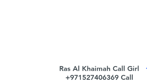 Mind Map: Ras Al Khaimah Call Girl +971527406369 Call Girl in Ras Al Khaimah