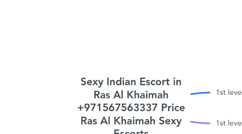 Mind Map: Sexy Indian Escort in Ras Al Khaimah +971567563337 Price Ras Al Khaimah Sexy Escorts