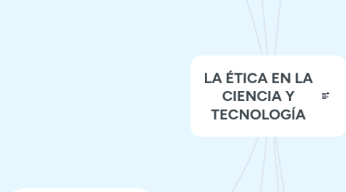 Mind Map: LA ÉTICA EN LA CIENCIA Y TECNOLOGÍA