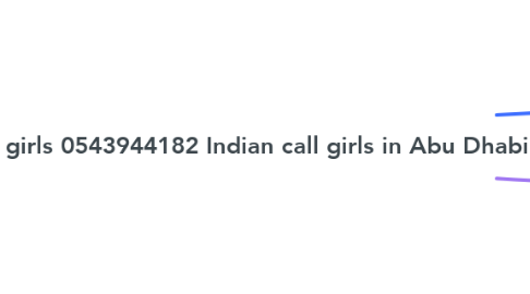 Mind Map: Abu Dhabi call girls 0543944182 Indian call girls in Abu Dhabi