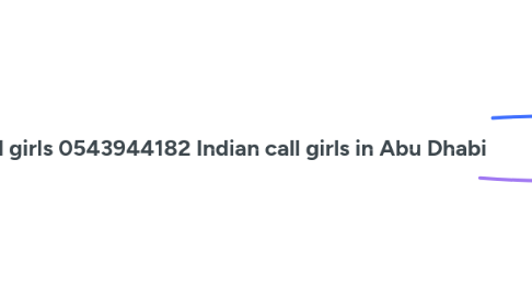 Mind Map: Abu Dhabi call girls 0543944182 Indian call girls in Abu Dhabi