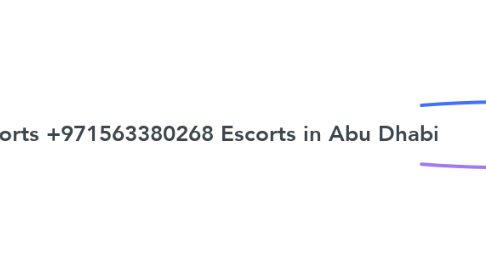 Mind Map: Al Raha Escorts +971563380268 Escorts in Abu Dhabi