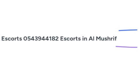 Mind Map: Abu Dhabi Escorts 0543944182 Escorts in Al Mushrif