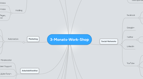 Mind Map: 3-Monats-Work-Shop