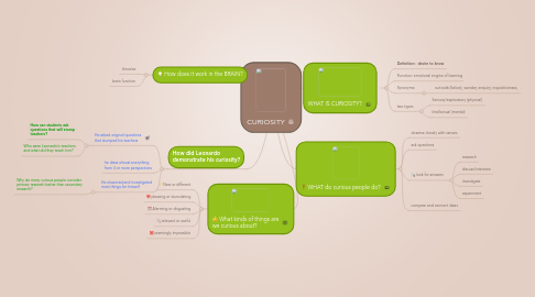 Mind Map: CURIOSITY