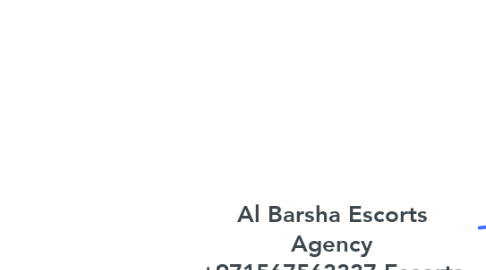 Mind Map: Al Barsha Escorts Agency +971567563337 Escorts Agency In Al Barsha