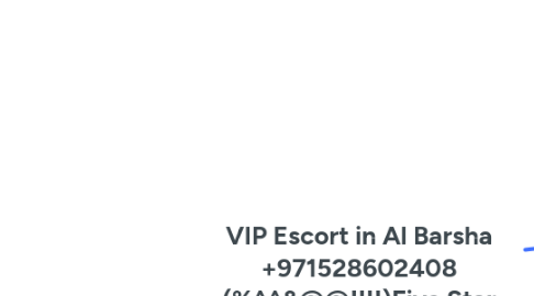 Mind Map: VIP Escort in Al Barsha +971528602408 (%^^&@@!!!!)Five Star Al Barsha VIP Escorts