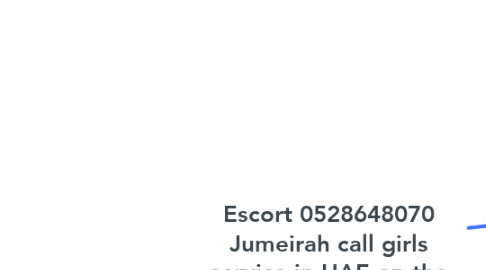 Mind Map: Escort 0528648070 Jumeirah call girls service in UAE on the map