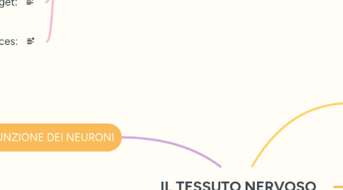 Mind Map: IL TESSUTO NERVOSO