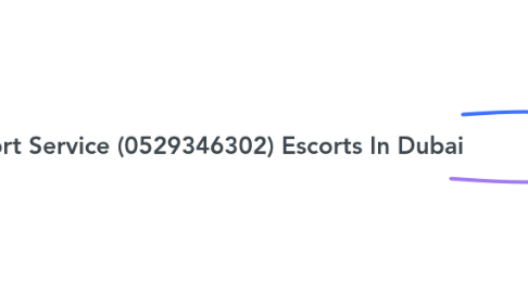 Mind Map: Dubai Escort Service (0529346302) Escorts In Dubai