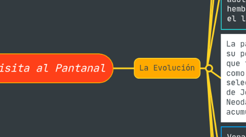 Mind Map: Visita al Pantanal