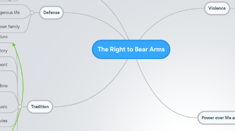 Mind Map: The Right to Bear Arms