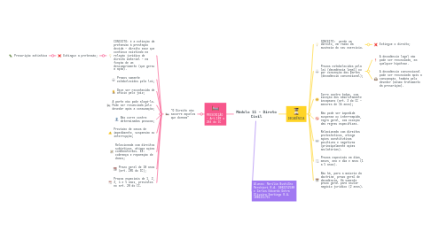 Mind Map: Módulo 11 - Direto Civil