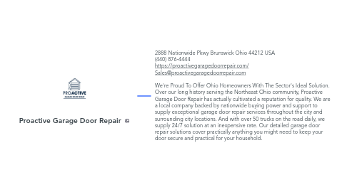 Mind Map: Proactive Garage Door Repair