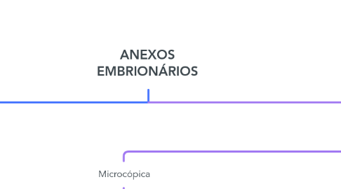 Mind Map: ANEXOS EMBRIONÁRIOS