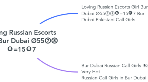 Mind Map: Loving Russian Escorts Girl Bur Dubai Ø55⓻⓼ ❻=15❻7