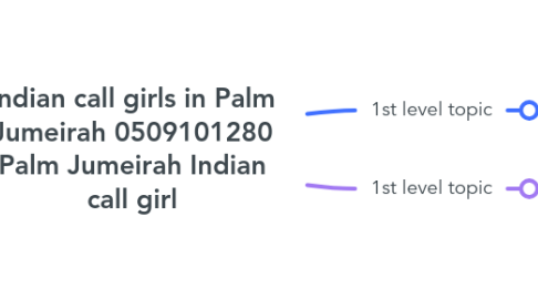 Mind Map: Indian call girls in Palm Jumeirah 0509101280 Palm Jumeirah Indian call girl