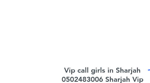 Mind Map: Vip call girls in Sharjah 0502483006 Sharjah Vip call girl