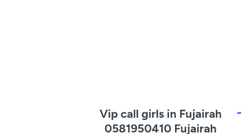 Mind Map: Vip call girls in Fujairah 0581950410 Fujairah Vip call girl