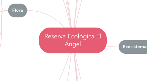 Mind Map: Reserva Ecológica El Ángel