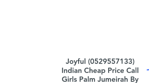 Mind Map: Joyful (0529557133) Indian Cheap Price Call Girls Palm Jumeirah By Russian Low Budgeted Dubai Call Girls