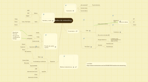 Mind Map: Medios de networking