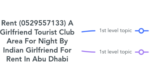 Mind Map: Rent (0529557133) A Girlfriend Tourist Club Area For Night By Indian Girlfriend For Rent In Abu Dhabi