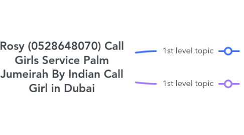 Mind Map: Rosy (0528648070) Call Girls Service Palm Jumeirah By Indian Call Girl in Dubai