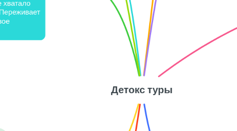 Mind Map: Детокс туры
