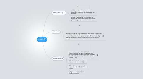 Mind Map: NEOLITÍC