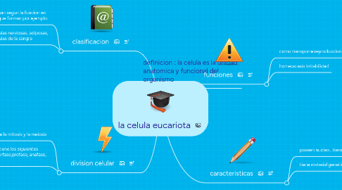 Mind Map: la celula eucariota