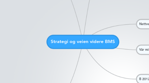 Mind Map: Strategi og veien videre BMS