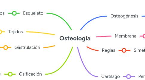 Mind Map: Osteología