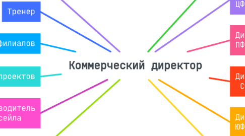 Mind Map: Коммерческий директор