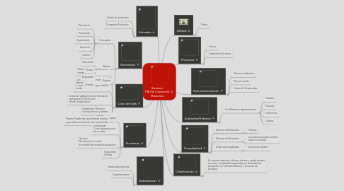 Mind Map: Sistema: MEGA Comercial Mexicana