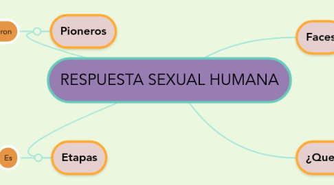 Mind Map: RESPUESTA SEXUAL HUMANA