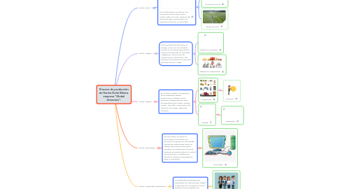 Mind Map: Proceso de producción de Harina Doña Blanca. empresa "Global alimentos".