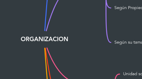 Mind Map: ORGANIZACION