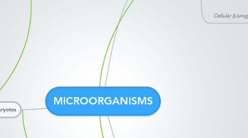 Mind Map: MICROORGANISMS