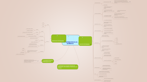 Mind Map: CONTAMINACIÓN DE LOS ALIMENTOS