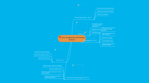 Mind Map: CLIL Programme at Primary School